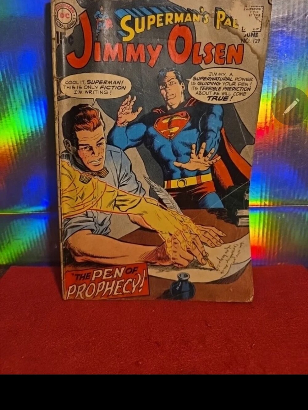 093026 DC Comics Superman's Pal Jimmy Olsen #129 1970 "The Pen of Prophecy!" Kir